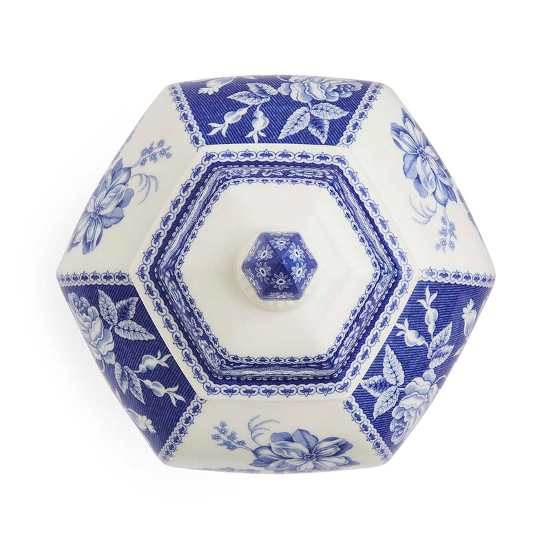 Spode Blue Italian Floral Vase