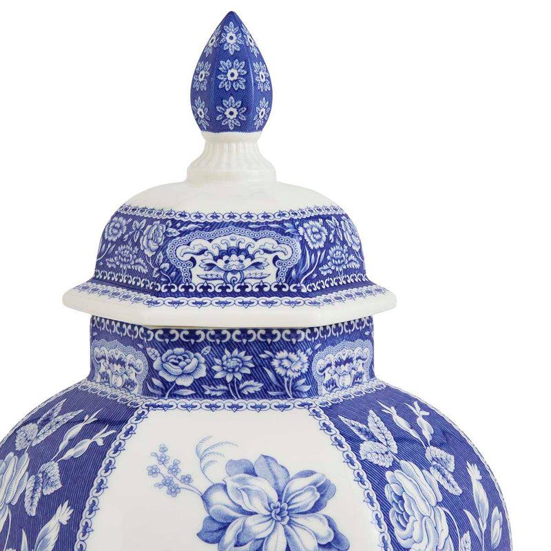 Spode Blue Italian Floral Vase