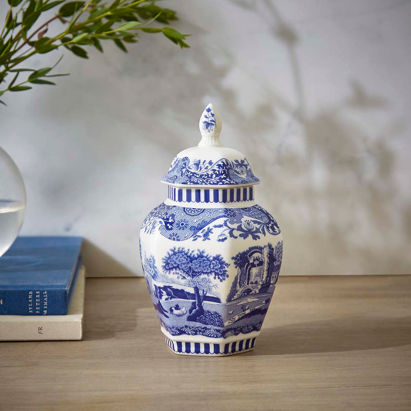 Spode Blue Italian Archive - Mini Vase - 15cm