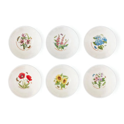 Botanic Garden Meadow Set of 6, 7" Stacking Bowls, Assorted