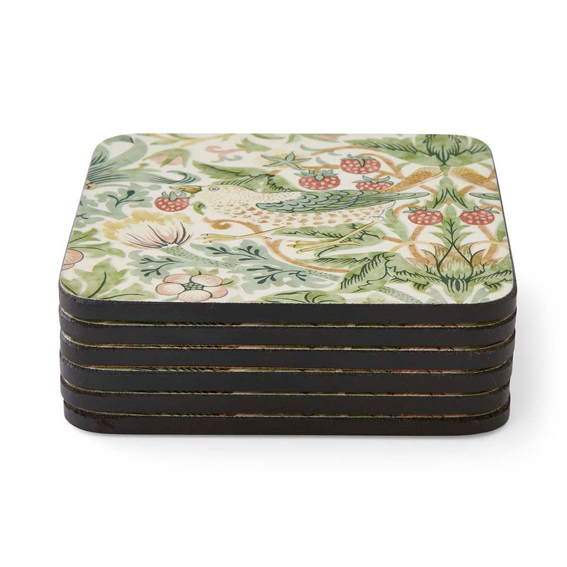 Strawberry Thief Coasters - Set of 6