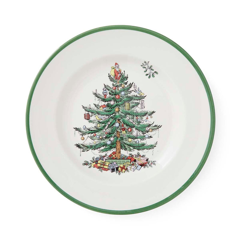 Christmas Tree Set of 4 Dinner Plates