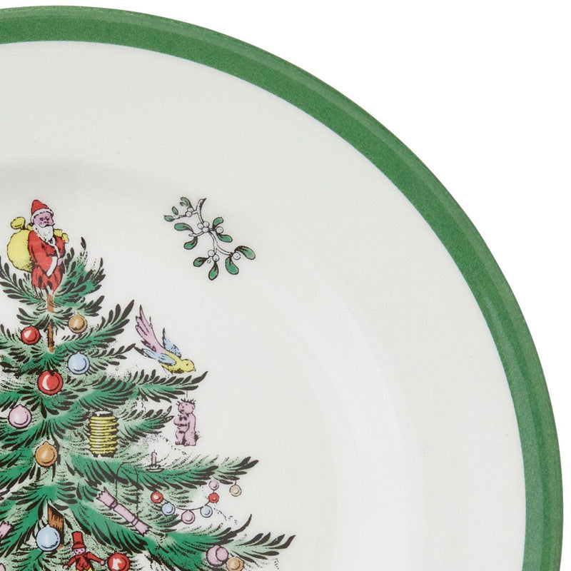 Christmas Tree Set of 4 Tea Plates