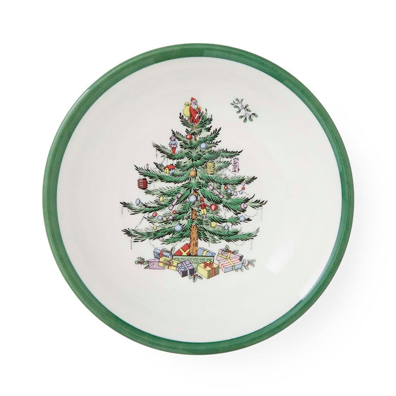Christmas Tree Set of 4 Small Cereal Bowls