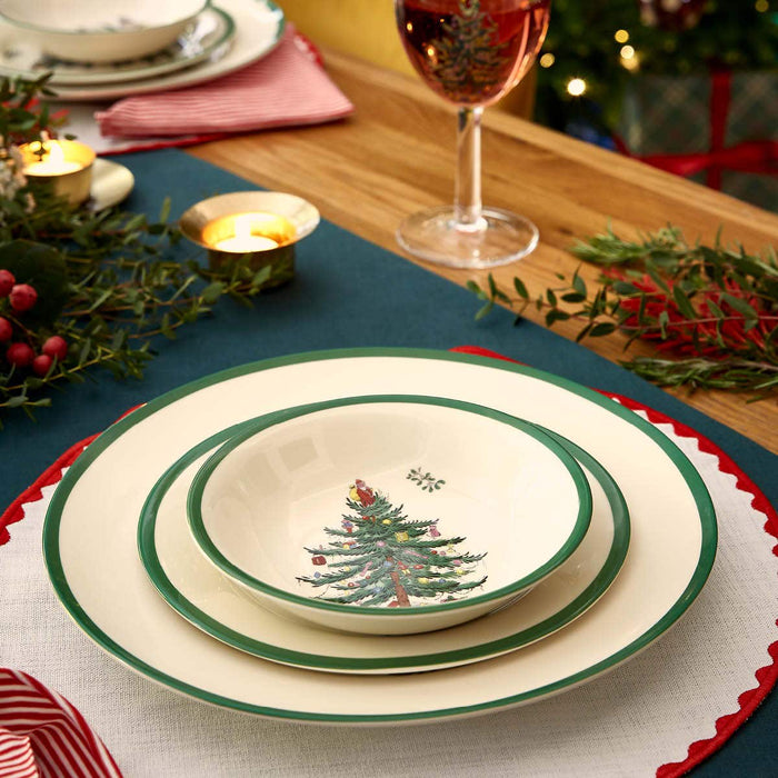 Christmas Tree Set of 4 Small Cereal Bowls