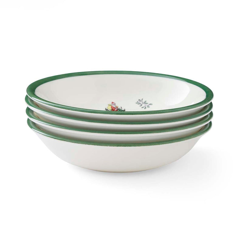 Christmas Tree Set of 4 Small Cereal Bowls