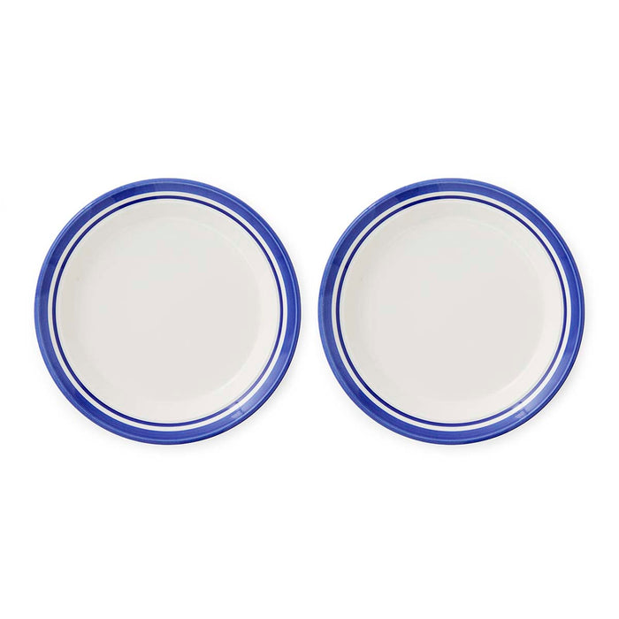 Potter's Stripe Set of 4 Side Plates, Blue