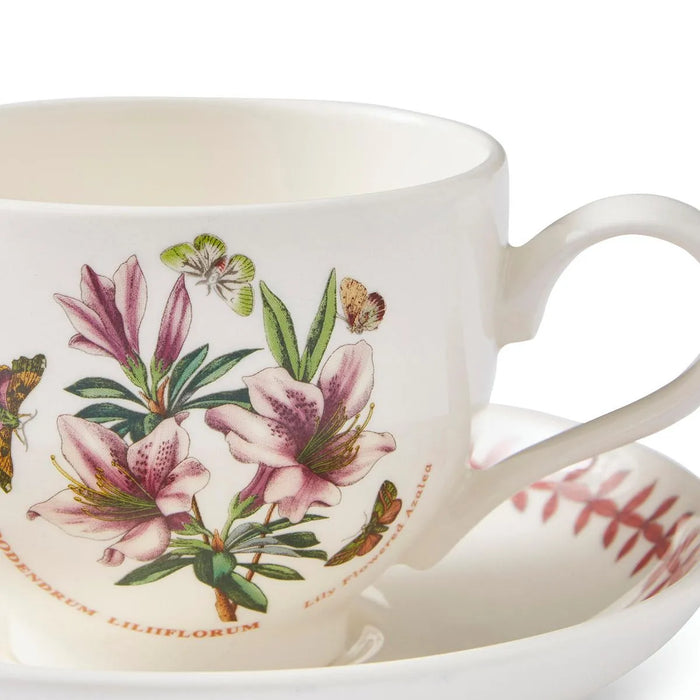 Botanic Garden Meadow Set of 6 Breakfast Teacups &amp; Saucers, Assorted