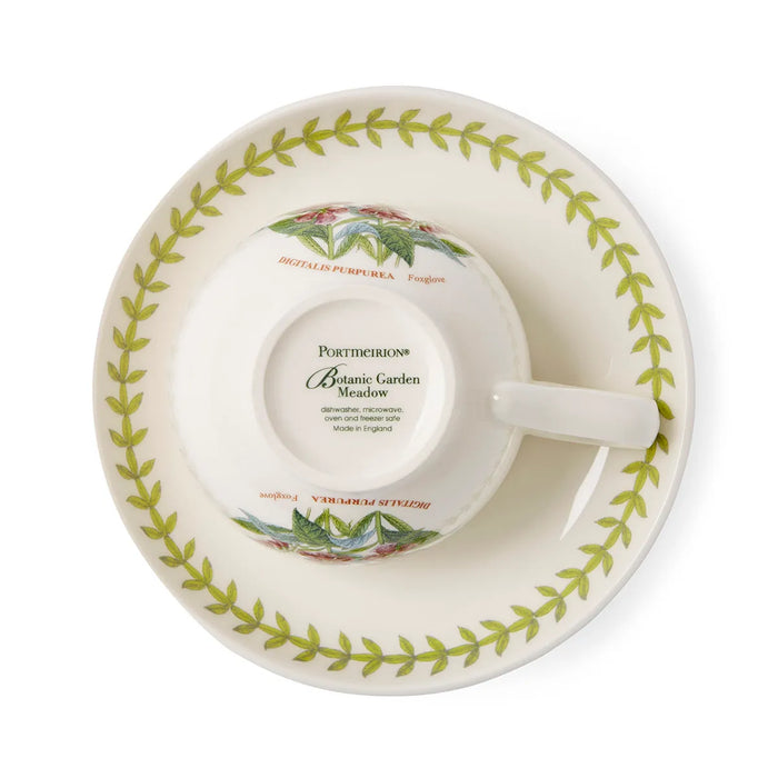 Botanic Garden Meadow Breakfast Teacup &amp; Saucer, Foxglove