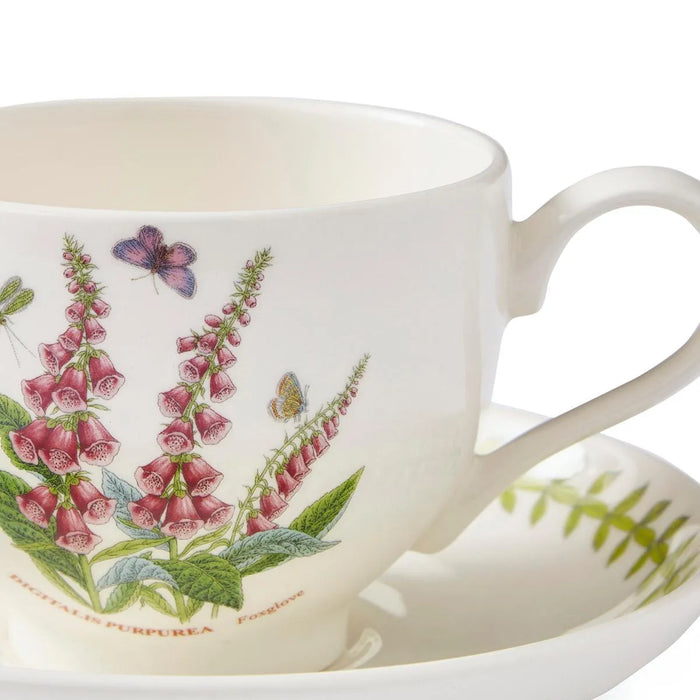 Botanic Garden Meadow Breakfast Teacup &amp; Saucer, Foxglove