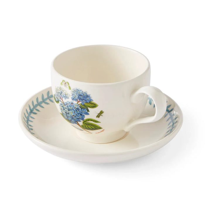 Botanic Garden Meadow Breakfast Teacup &amp; Saucer, Hydrangea