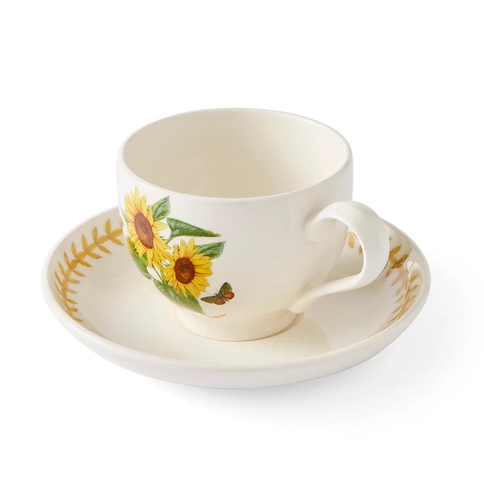 Botanic Garden Meadow Breakfast Teacup &amp; Saucer, Sunflower