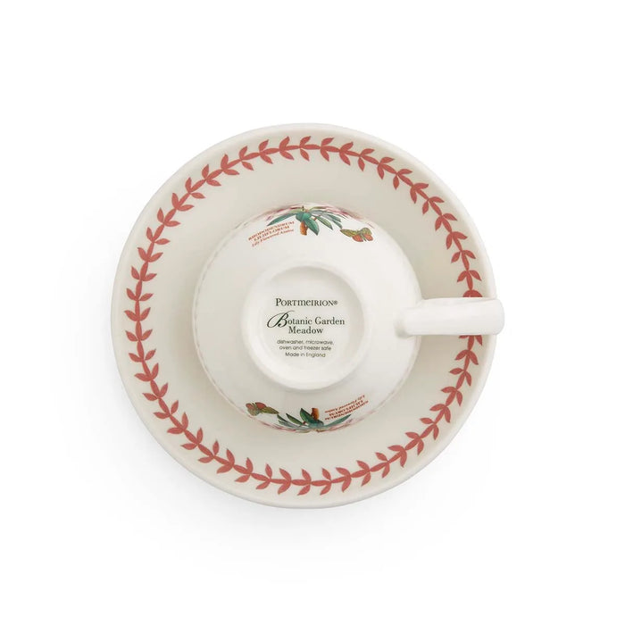 Botanic Garden Meadow Teacup &amp; Saucer, Azalea