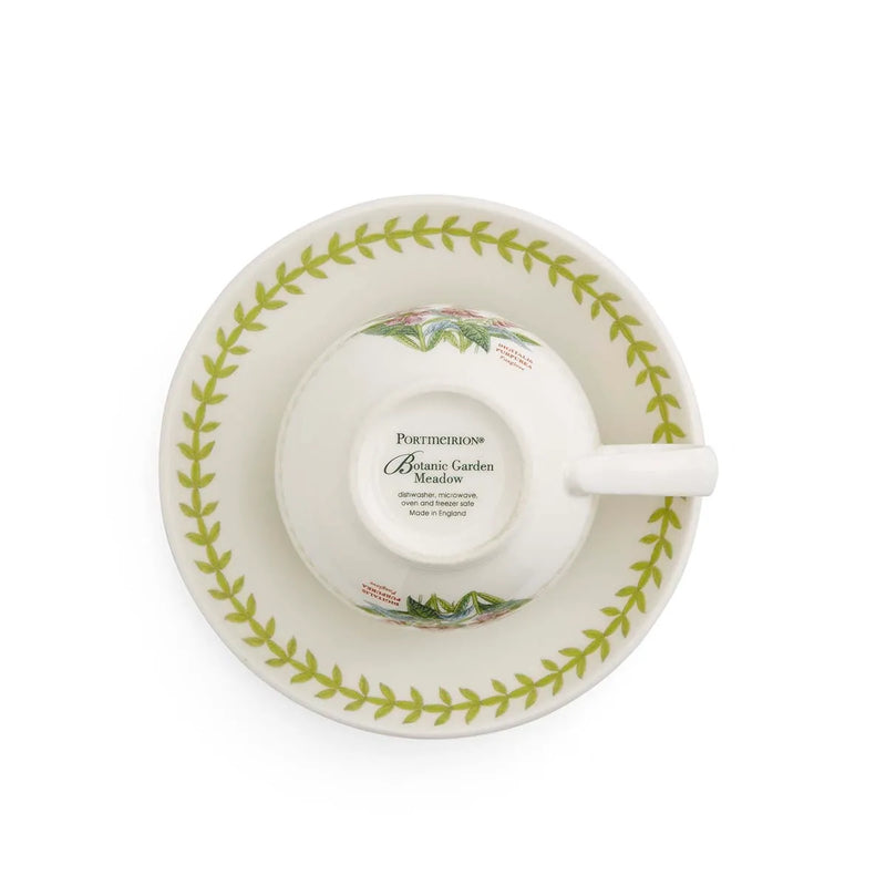 Botanic Garden Meadow Teacup &amp; Saucer, Foxglove