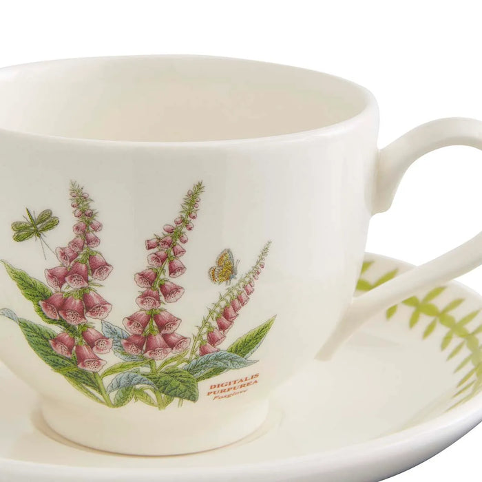 Botanic Garden Meadow Teacup &amp; Saucer, Foxglove