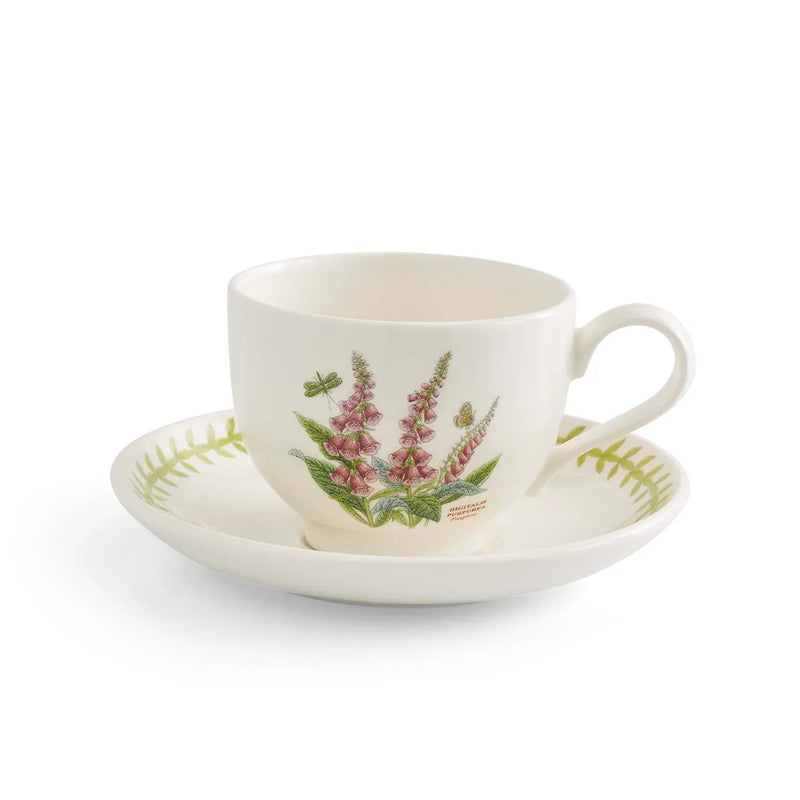 Botanic Garden Meadow Teacup &amp; Saucer, Foxglove