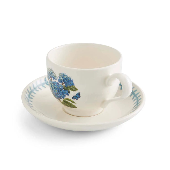 Botanic Garden Meadow Teacup &amp; Saucer, Hydrangea