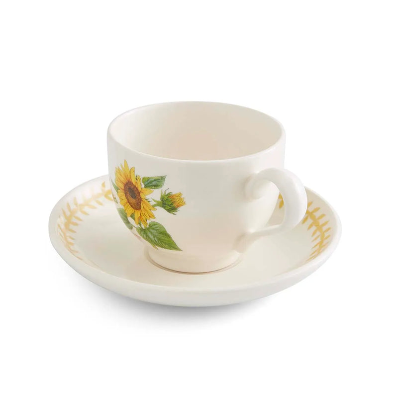 Botanic Garden Meadow Teacup &amp; Saucer, Sunflower