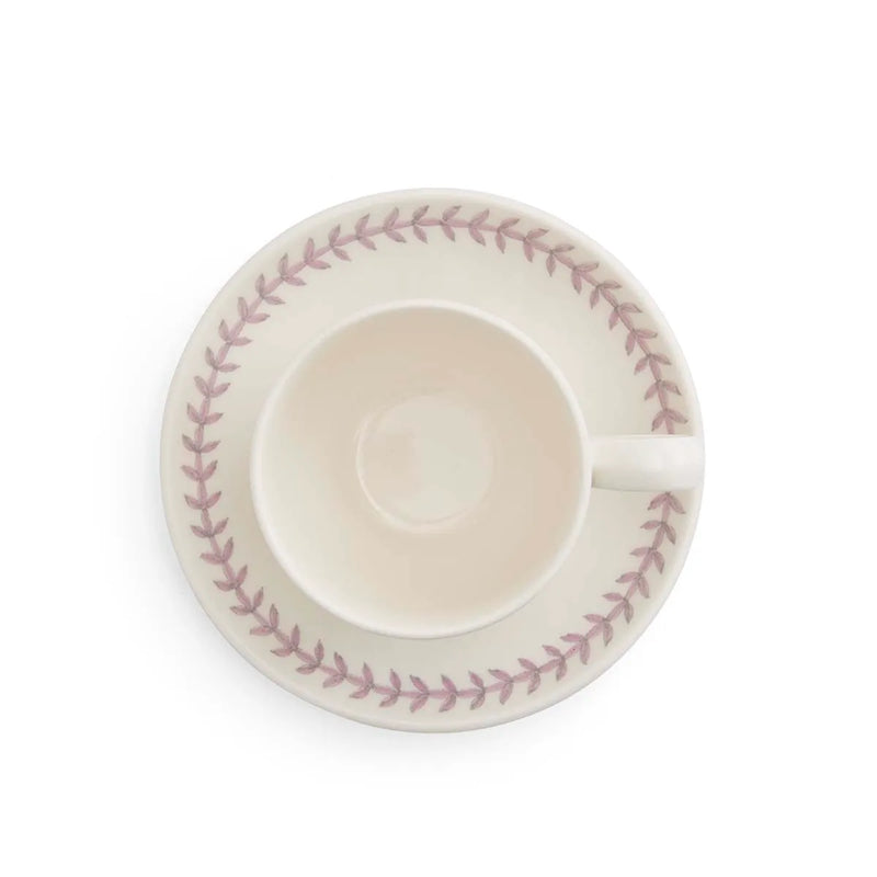 Botanic Garden Meadow Teacup &amp; Saucer, Sweet Pea