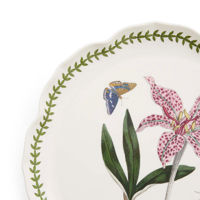 Botanic Garden Lotus Blossom  13.5" Platter - Meadow Saffron
