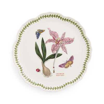 Botanic Garden Lotus Blossom  13.5" Platter - Meadow Saffron