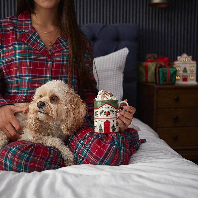 Spode Christmas Village Mug - Red