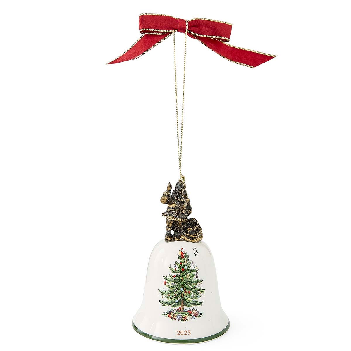 Christmas Tree Santa's Bell Ornament
