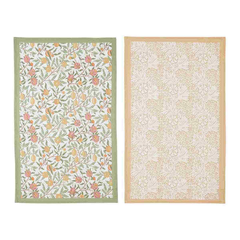 Morris & Co. Fruit & Marigold Tea Towel Set
