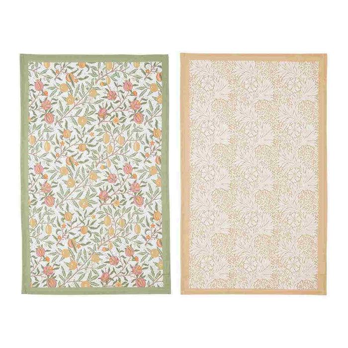 Morris &amp; Co. Fruit &amp; Marigold Tea Towel Set 