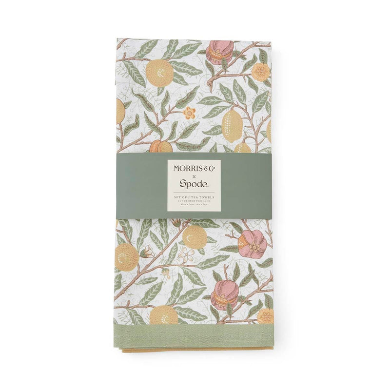 Morris & Co. Fruit & Marigold Tea Towel Set