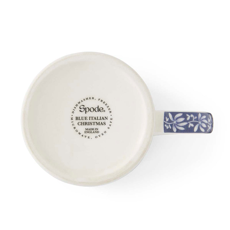 Blue Italian Christmas Tree Mug 12oz