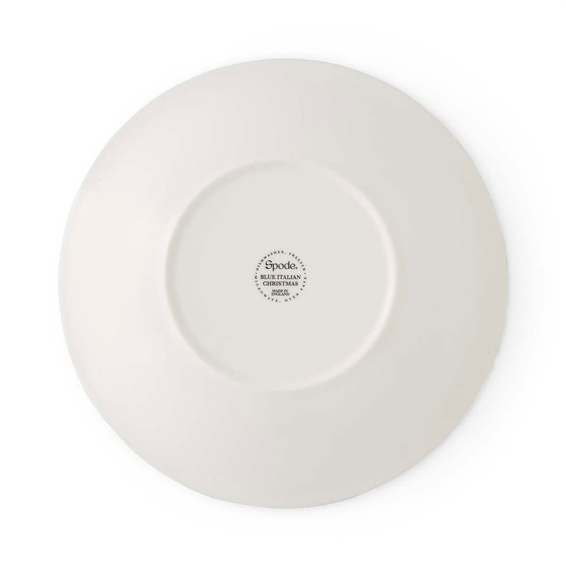 Blue Italian Christmas Tree Cereal 20cm Set of 4