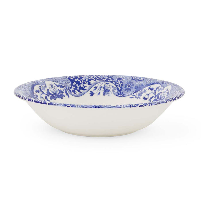 Blue Italian Christmas Tree Cereal 20cm Set of 4