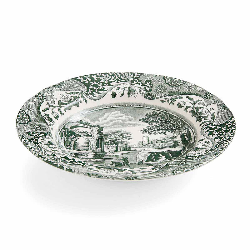 Spode Heritage Green Italian Soup Plate 23cm/9"