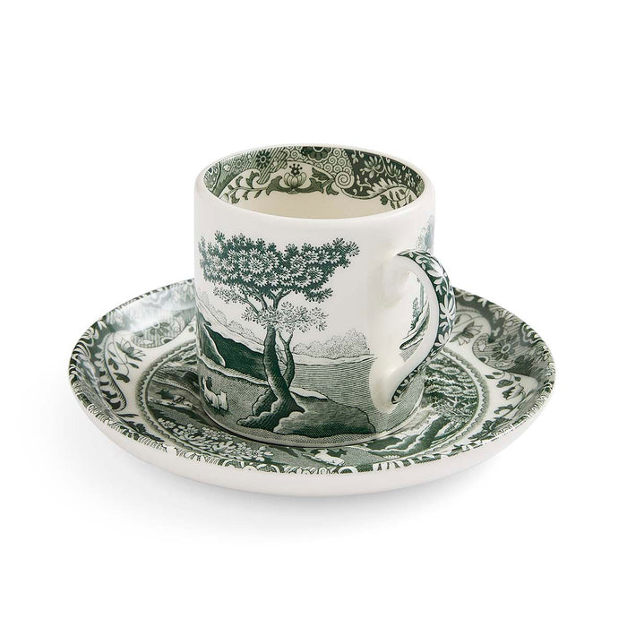 Spode Heritage Green Italian Coffee Cup & Saucer