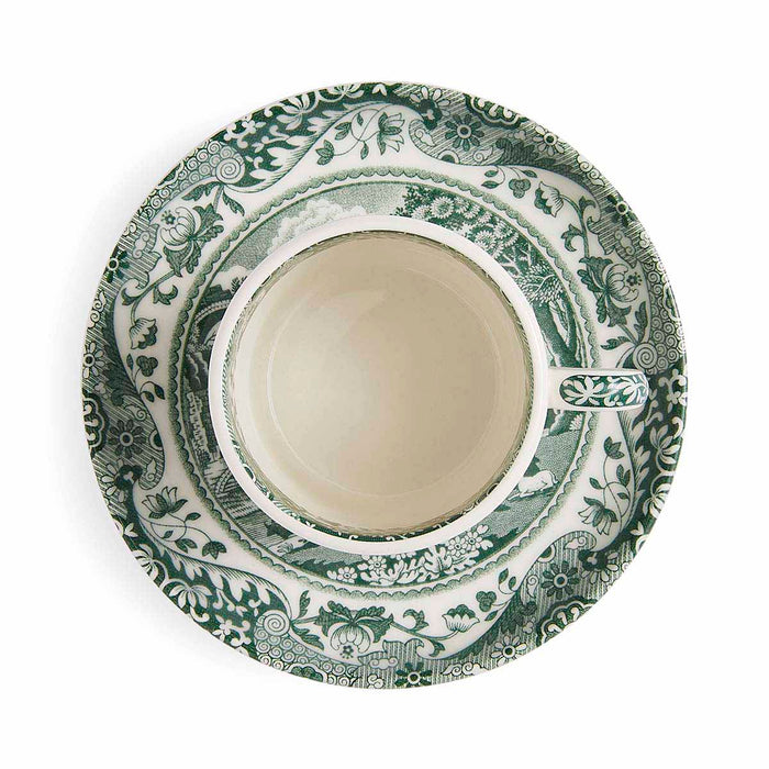 Spode Heritage Green Italian Coffee Cup & Saucer