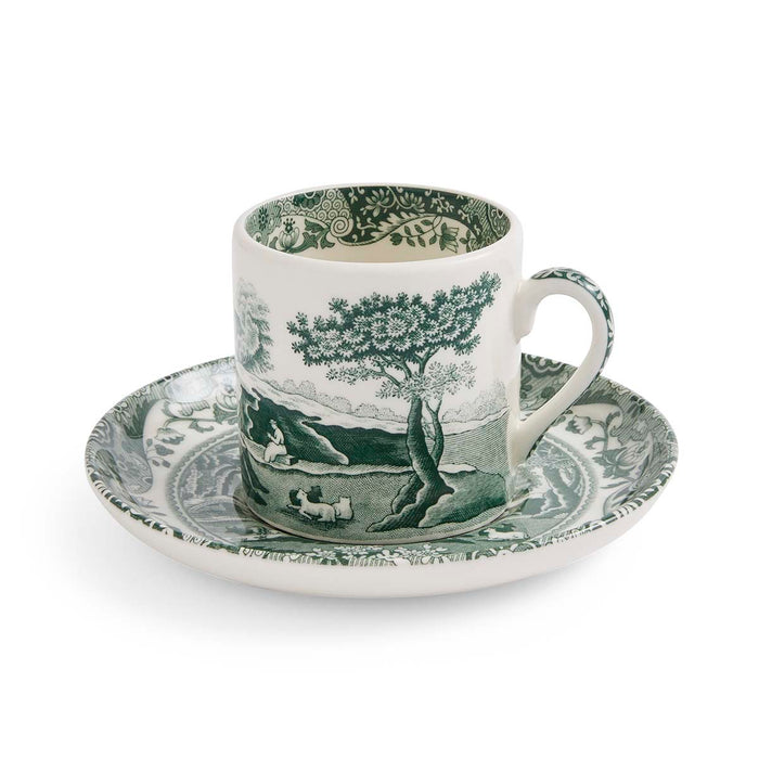 Spode Heritage Green Italian Coffee Cup & Saucer