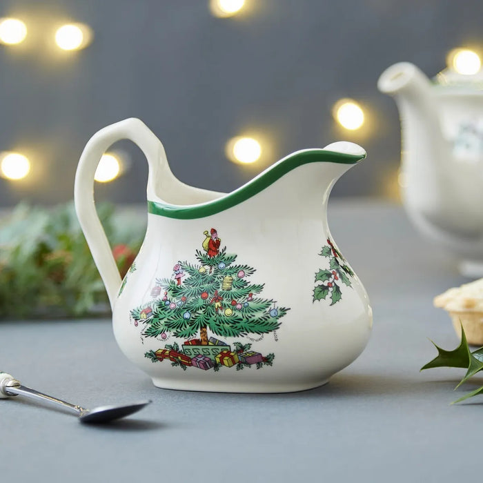Christmas Tree Cream &amp; Brandy Sauce Jug