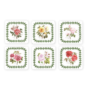 Botanic Roses Coasters S/6