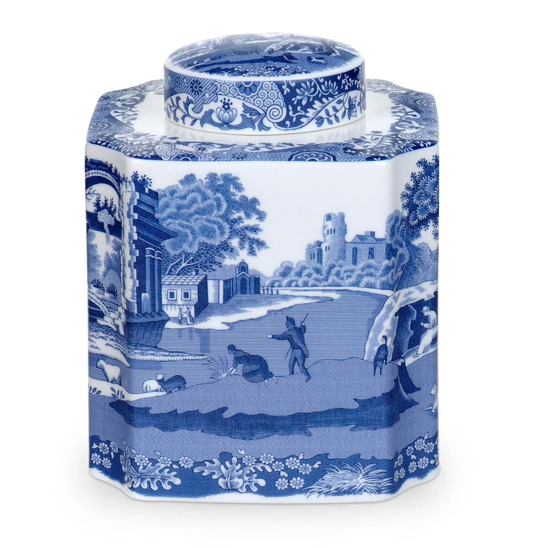 Spode Blue Italian Tea Caddy