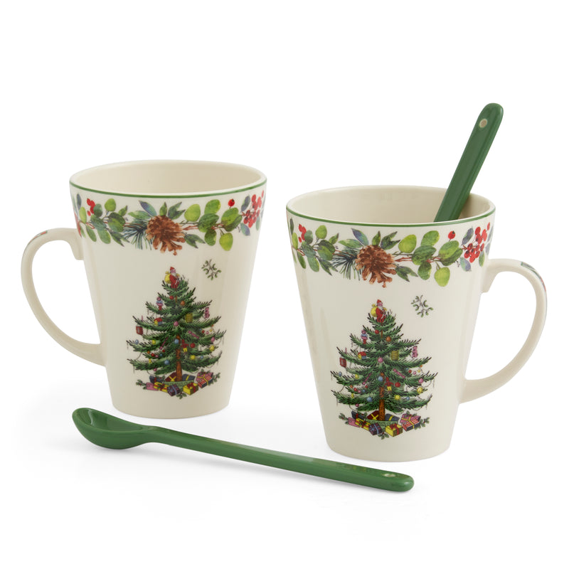 Christmas Tree 2023 Annual Mug &amp; Spoon Set