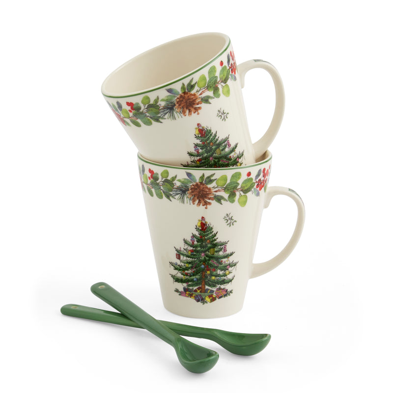 Christmas Tree 2023 Annual Mug &amp; Spoon Set