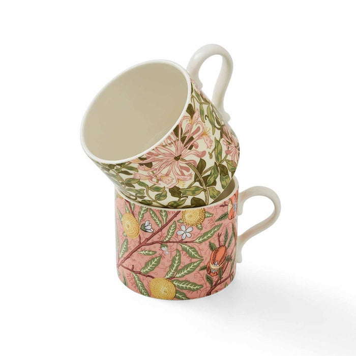Morris &amp; Co. Fruit &amp; Honeysuckle Mugs