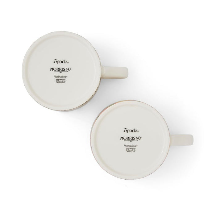 Morris &amp; Co. Fruit &amp; Honeysuckle Mugs