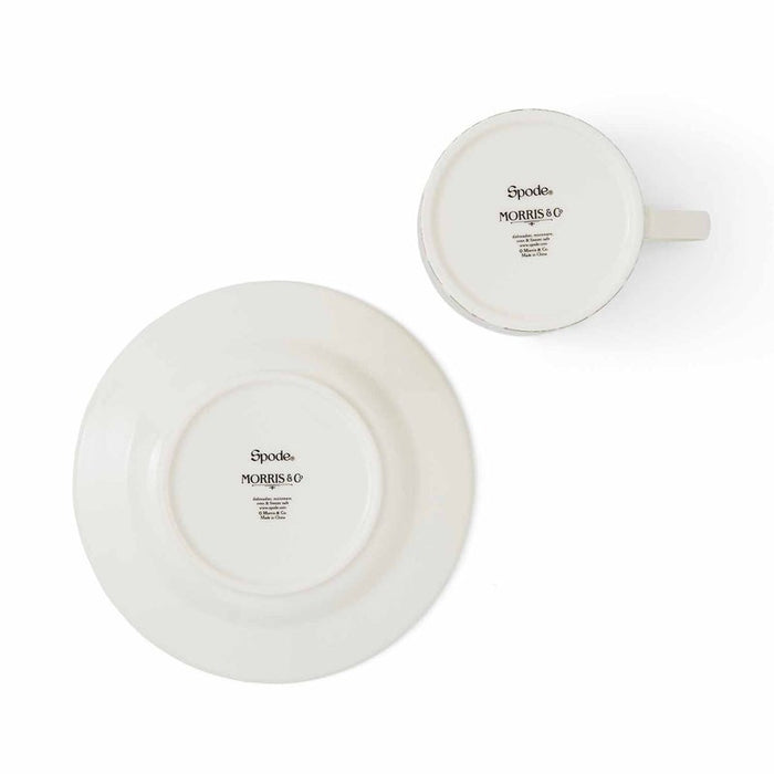 Morris &amp; Co. Honeysuckle Teacup &amp; Saucer