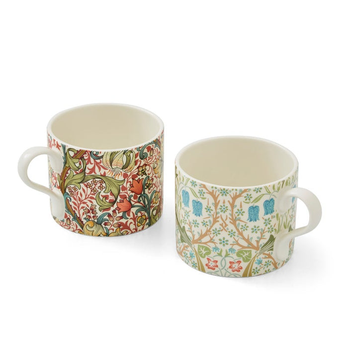 Morris &amp; Co. Blackthorn and Golden Lily Mugs