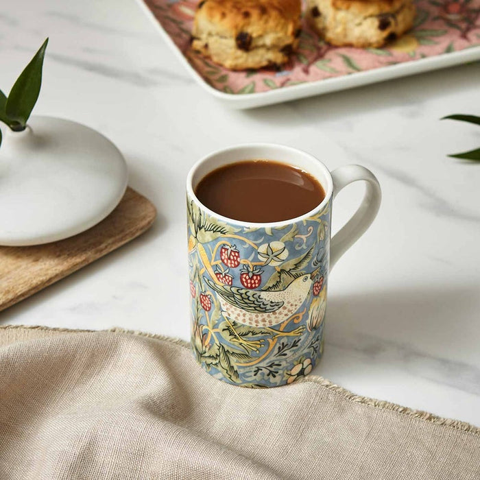 Morris &amp; Co. Strawberry Thief Mug