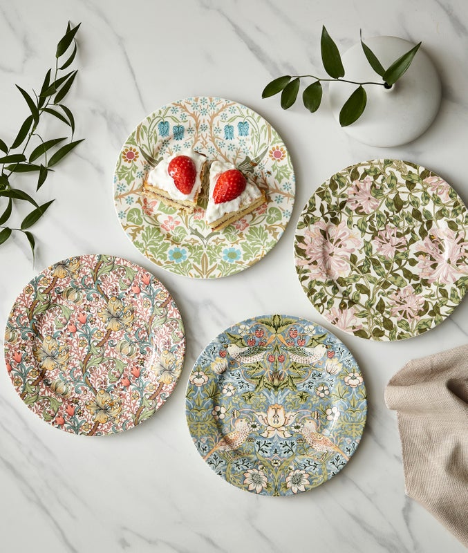 Morris &amp; Co. Set of 4 Dessert Plates