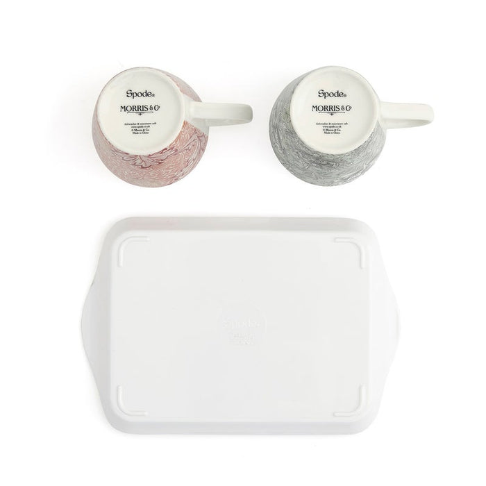 Morris &amp; Co. Mug &amp; Tray Set
