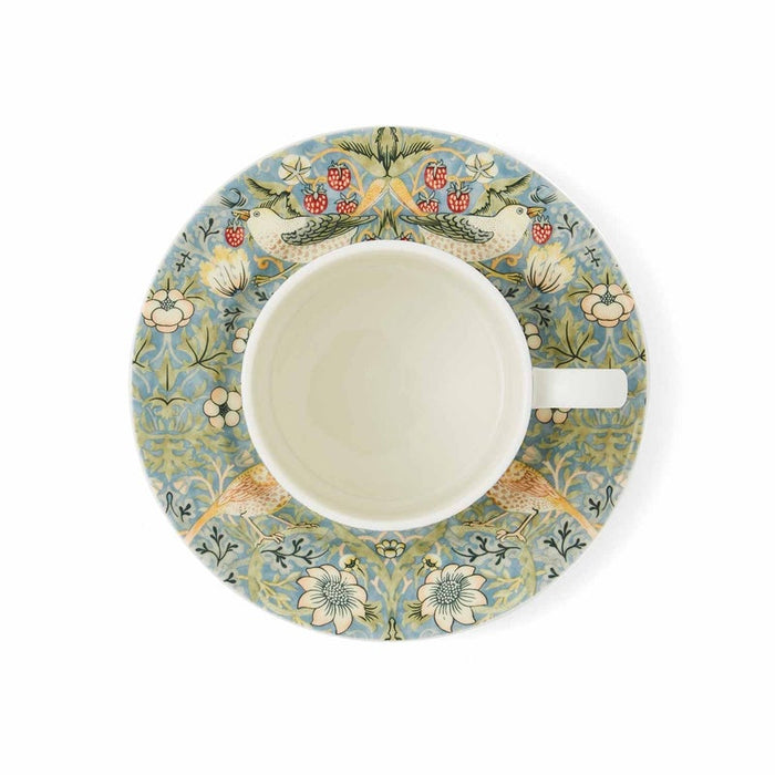 Morris &amp; Co. Strawberry Thief Teacup &amp; Saucer